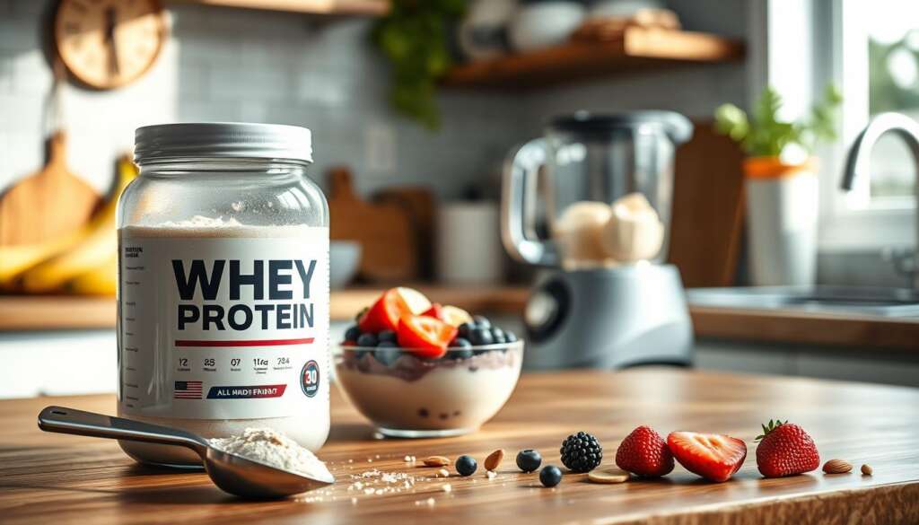 Einnahme von Whey Protein