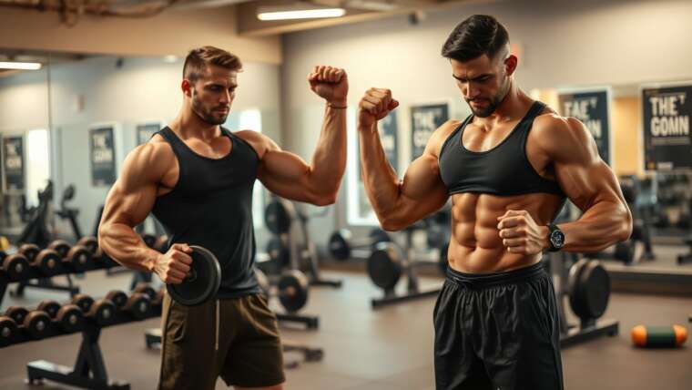 Muskelaufbau und Fettabbau gleichzeitig – Geht das?