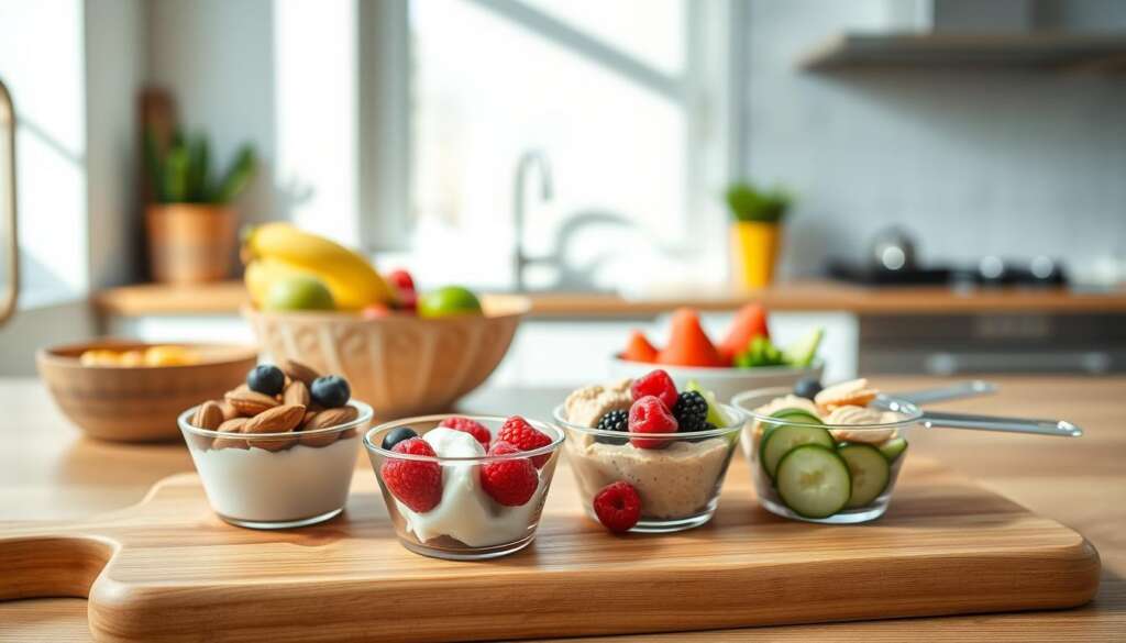 Portionskontrolle für gesunde Snackgrößen