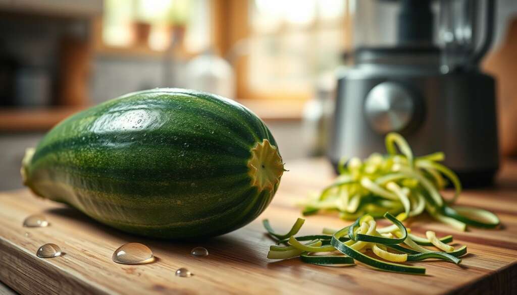 Wassergehalt der Zucchini