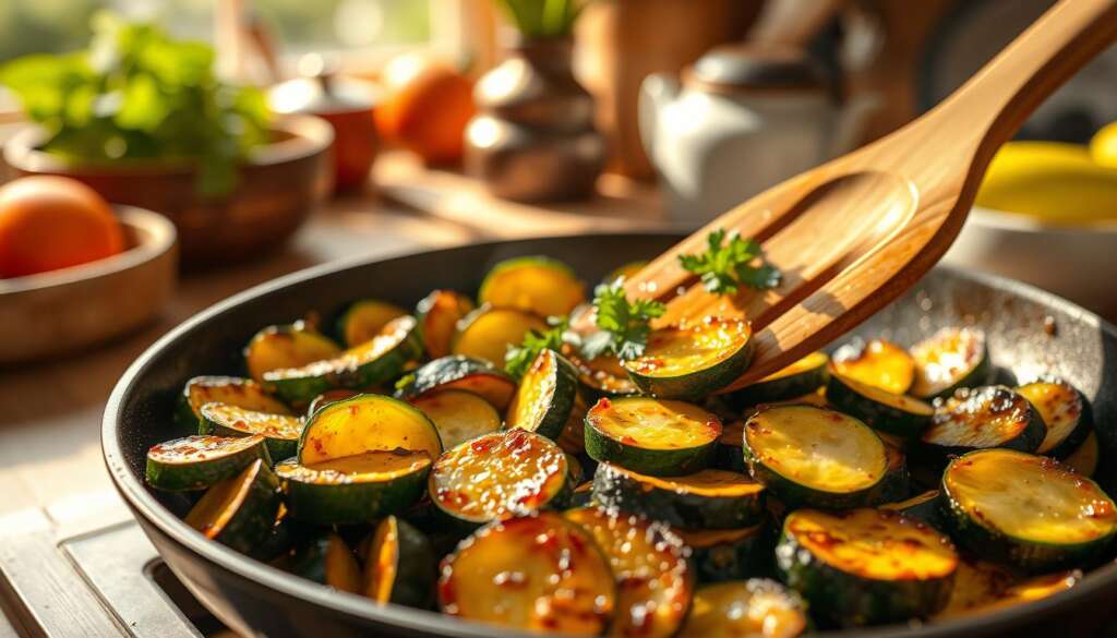 Zucchini Pfanne braten Zucchini Pfanne braten